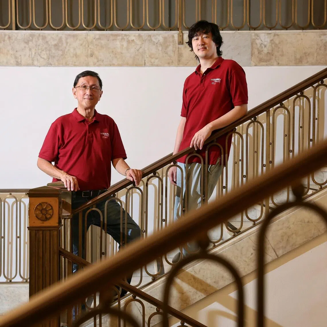 Resound Collective artistic director Mervin Beng (left) and associate artistic director Yang Shuxiang (right) are leading the young chamber music collective into its next decade.