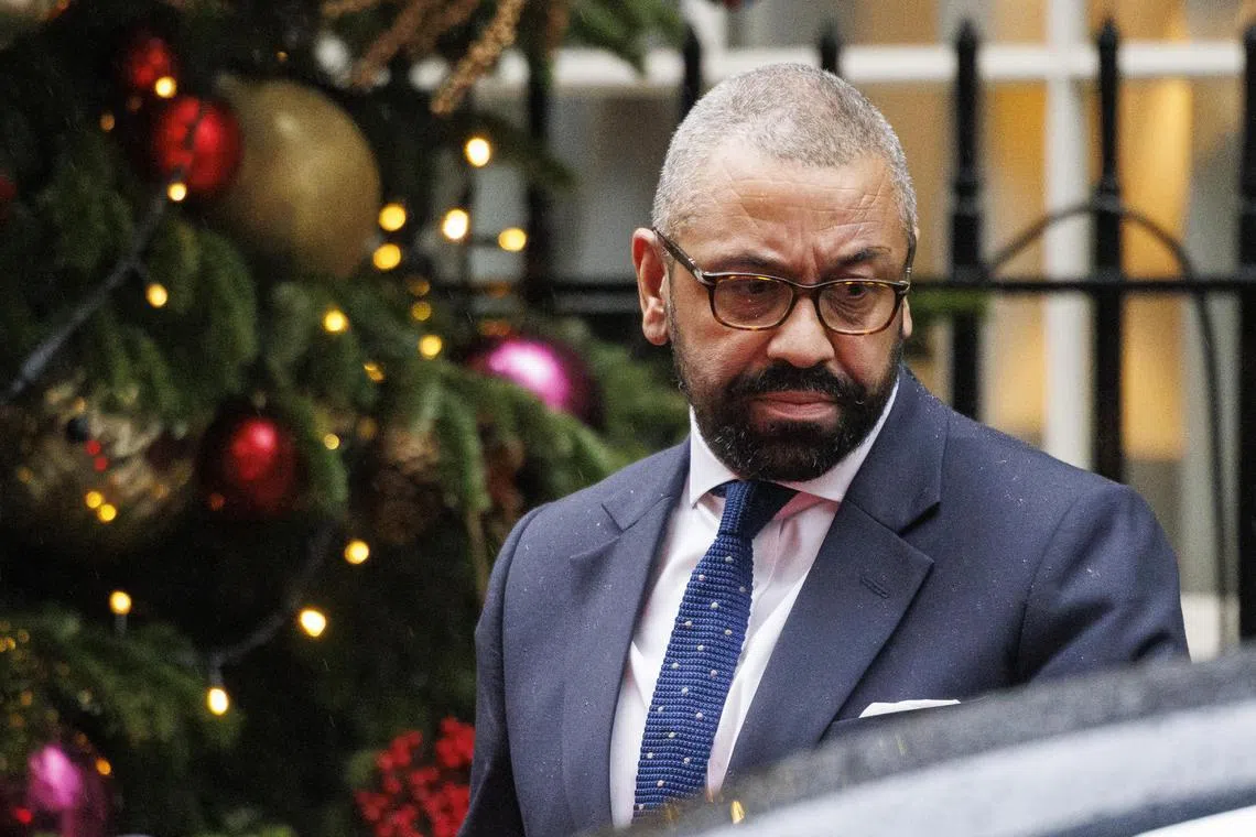 A spokesman for James Cleverly said his private comments were "clearly meant to be an ironic joke".