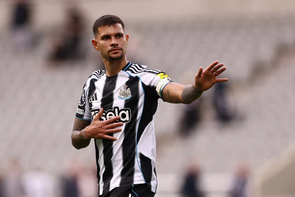 Soccer Football - Premier League - Newcastle United v AFC Bournemouth - St James' Park, Newcastle, Britain - April 18, 2026  Newcastle United's Bruno Guimaraes looks dejected after the match Action Images via Reuters/Lee Smith
