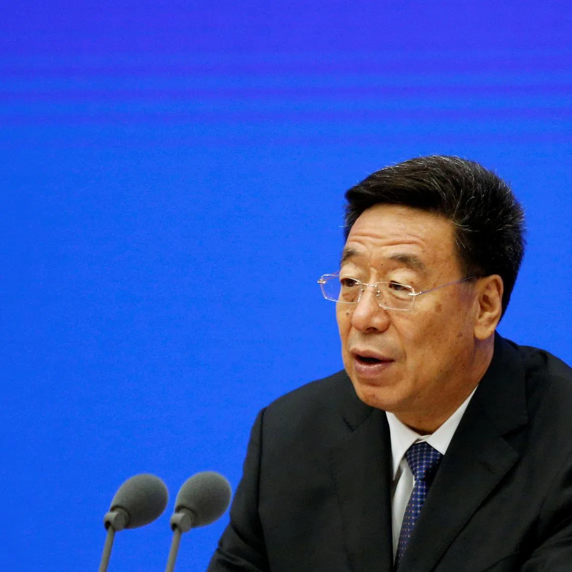 FILE PHOTO: Wu Yingjie attends a news conference on the economic and social development of Tibet, in Beijing, China May 22, 2021. REUTERS/Martin Pollard/File Photo
