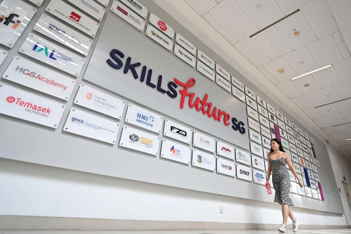 606,000 individuals took up SSG-supported training in 2025, up from 555,000 in 2024.