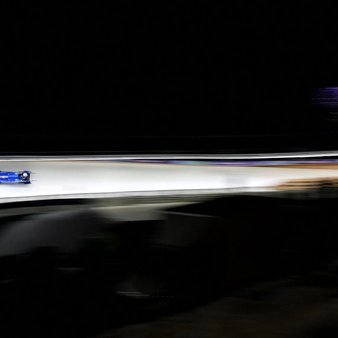Milano Cortina 2026 Olympics - Bobsleigh - Women's Monobob Heat 3 - Cortina Sliding Centre, Cortina d'Ampezzo, Italy - February 16, 2026. Simona de Silvestro of Italy in action during Women's Monobob Heat 3 REUTERS/Athit Perawongmetha