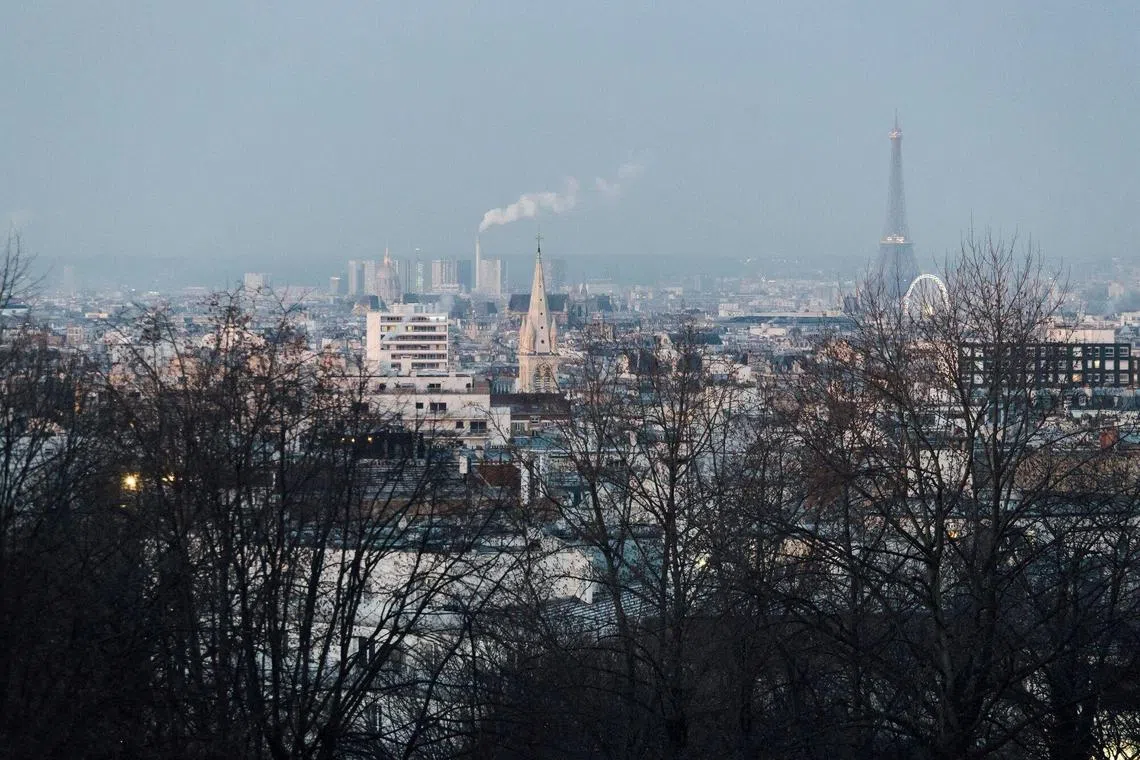 Sub-zero conditions are moving into northern France and Germany.