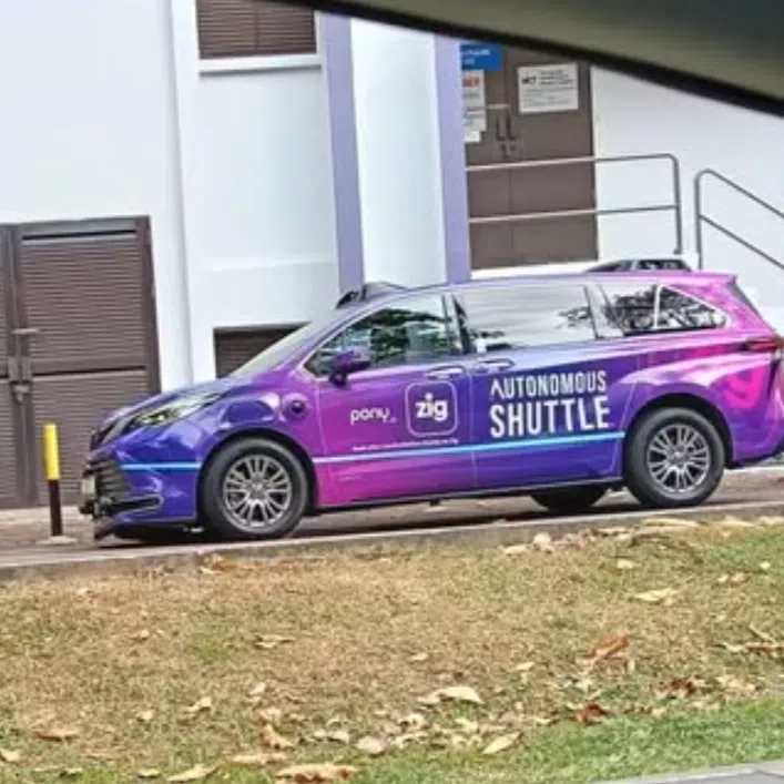 A ComfortDelGro self-driving vehicle had collided with a road divider in Punggol during a road test.