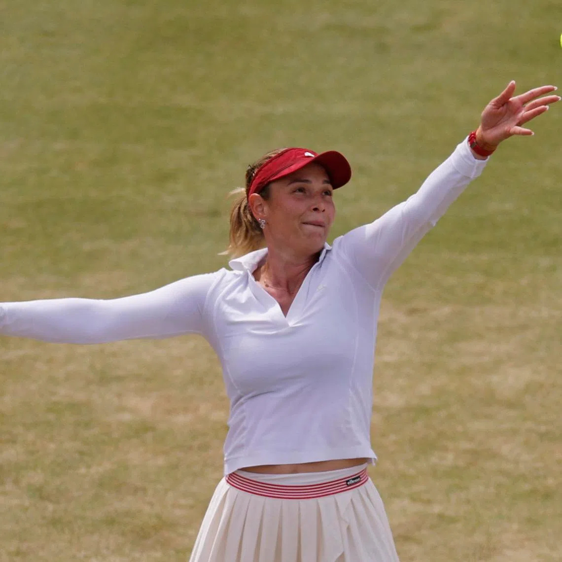 Tennis - Queen's Club Championships - Queen's Club, London, Britain - June 14, 2026 Croatia's Donna Vekic in action during her final match against Britain's Emma Raducanu Action Images via Reuters/Andrew Couldridge