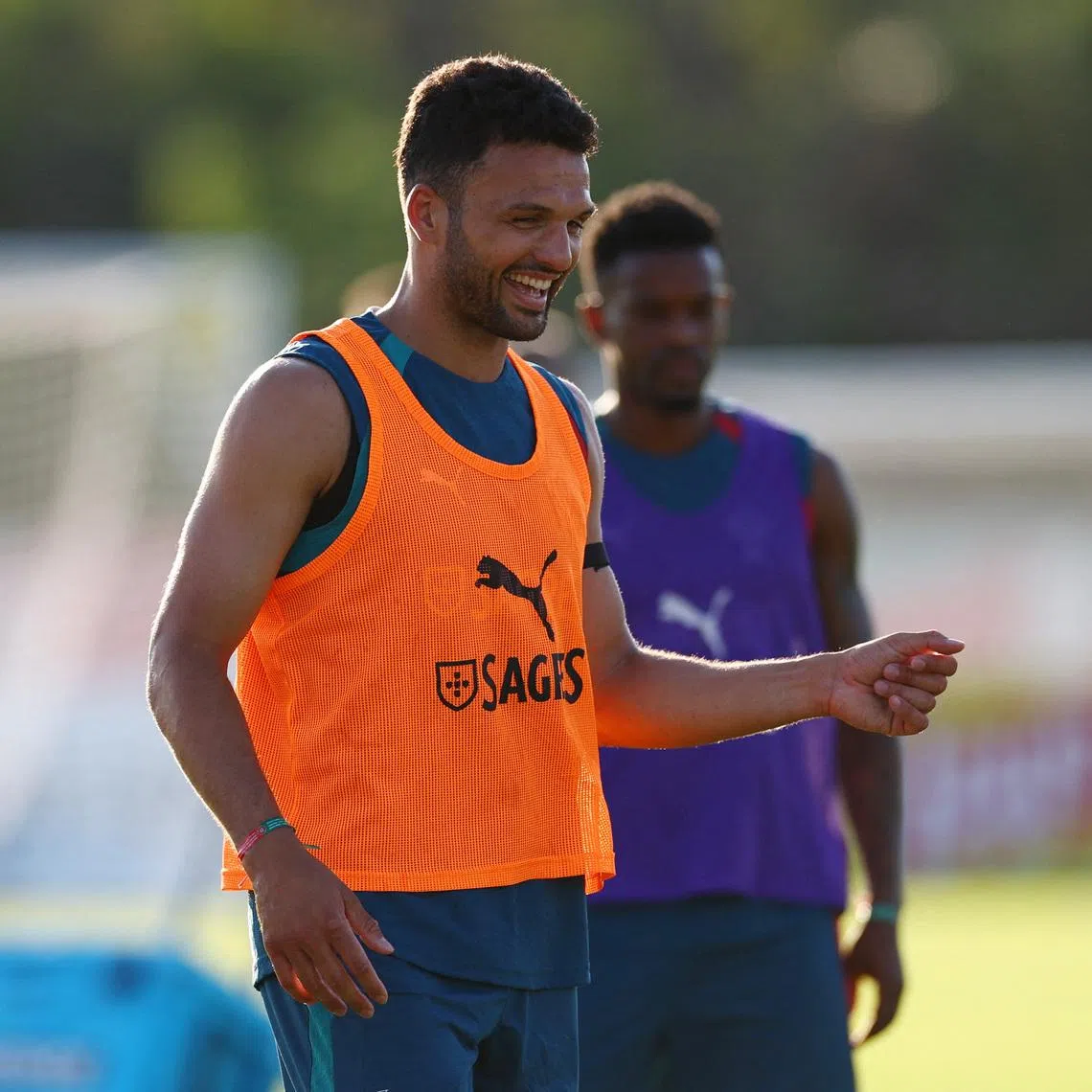 Soccer Football - FIFA World Cup 2026 - Portugal Training - The Gardens North County District Park, Palm Beach Gardens, Florida, U.S. - June 13, 2026 Portugal's Goncalo Ramos during training REUTERS/Marco Bello