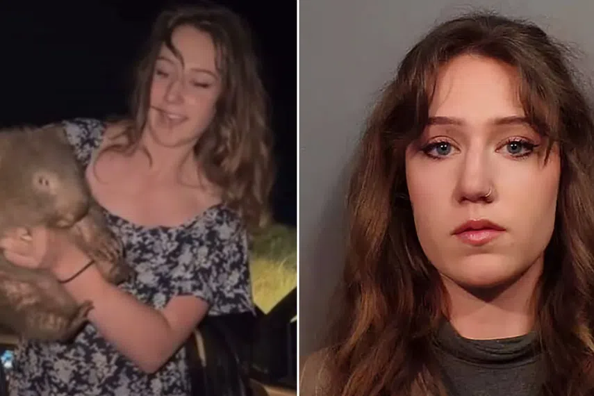 Samantha Strable became briefly infamous when footage of her sprinting across a road with a visibly terrified baby wombat – while its frantic mother scrambled behind – ricocheted across social media.