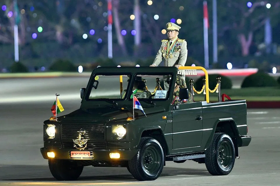 Myanmar junta chief discusses civil war with key ally China | The ...