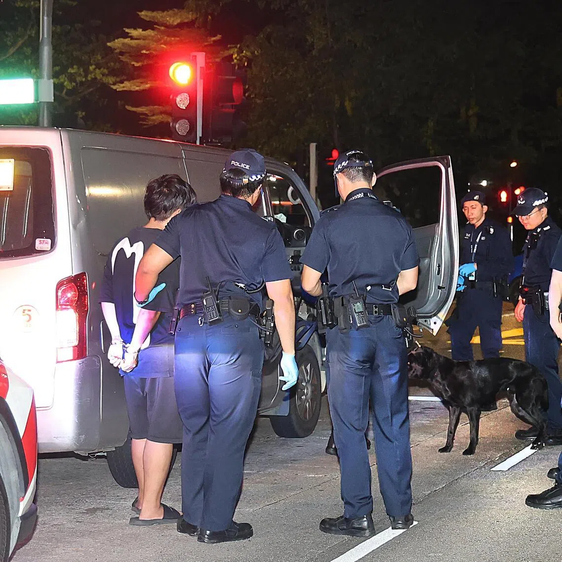 Drug paraphernalia, one vaporiser and three pods were found in the van, which is reportedly registered to a grocery store in Toa Payoh.
