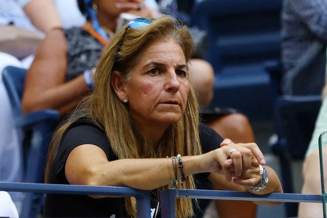 FILE PHOTO: Tennis - U.S. Open - Flushing Meadows, New York, United States - September 10, 2022  Arantxa Sanchez Vicario U.S. Open former champion is seen in the stands REUTERS/Mike Segar/File Photo