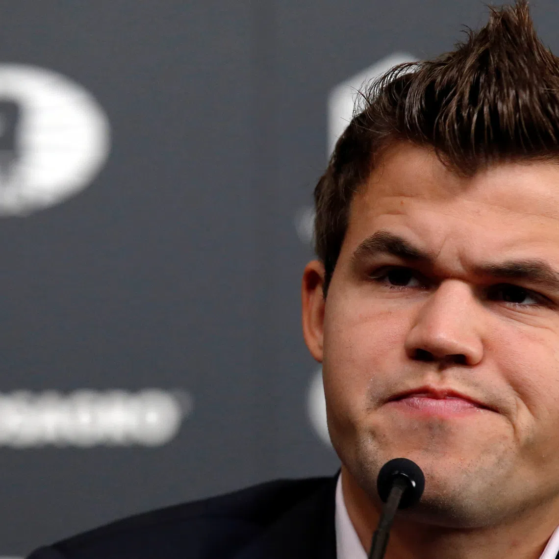 World chess champion Magnus Carlsen attends a news conference ahead of the 2016 World Chess Championship in New York City, U.S., November 10, 2016.  REUTERS/Brendan McDermid