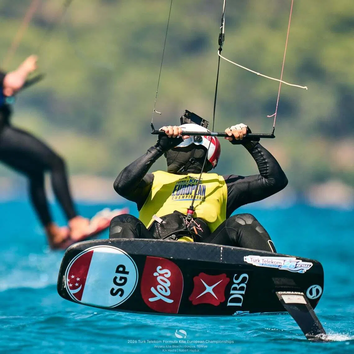 Maximilian Maeder won the 2026 Formula Kite European Championships on Sept 12 at Akyaka Kite Beach in Gokova, Turkey.
