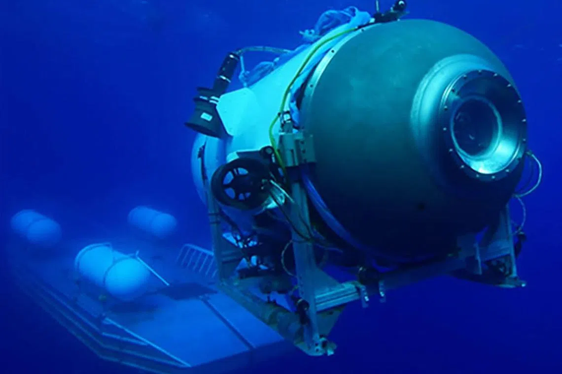 The Titan was designed to sustain the extreme pressure at the depth of the Titanic.
