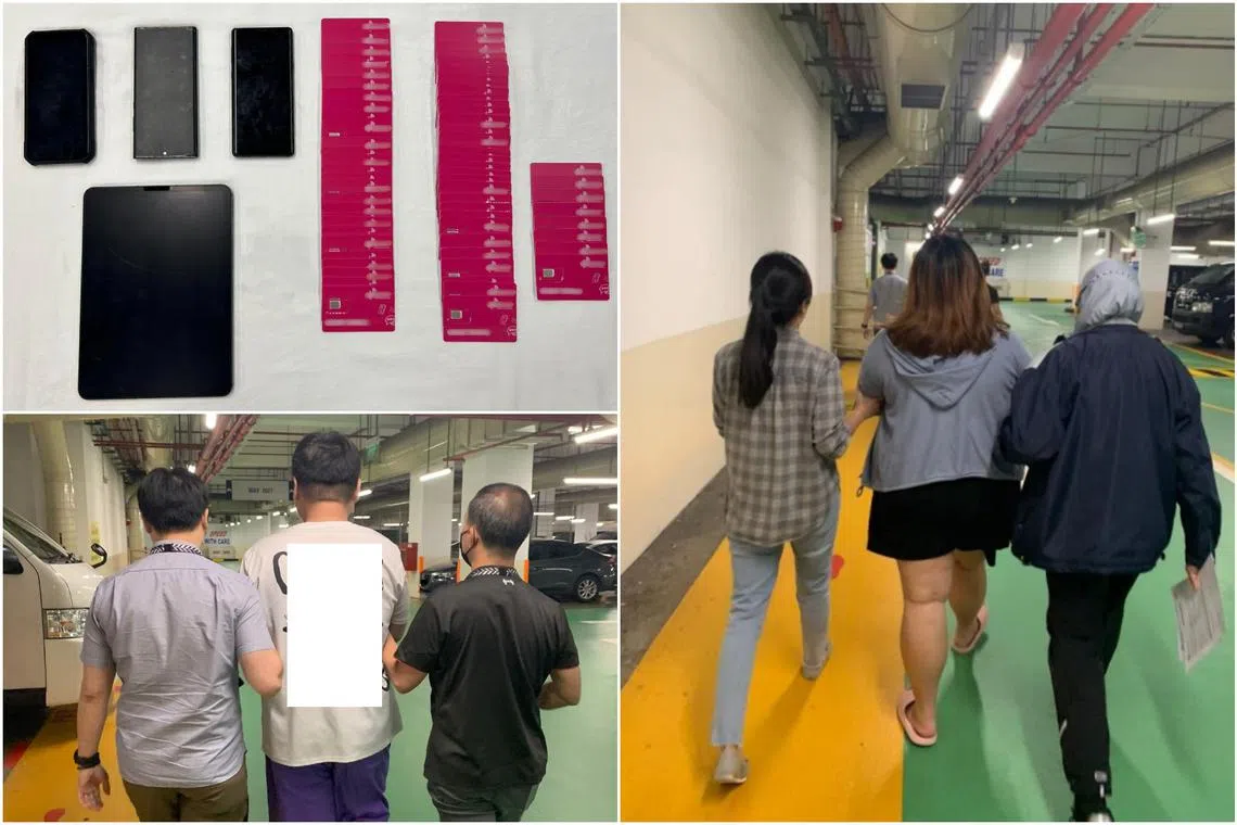 Mobile phones and postpaid SIM cards were also seized during a three-week islandwide operation that ended on May 31.