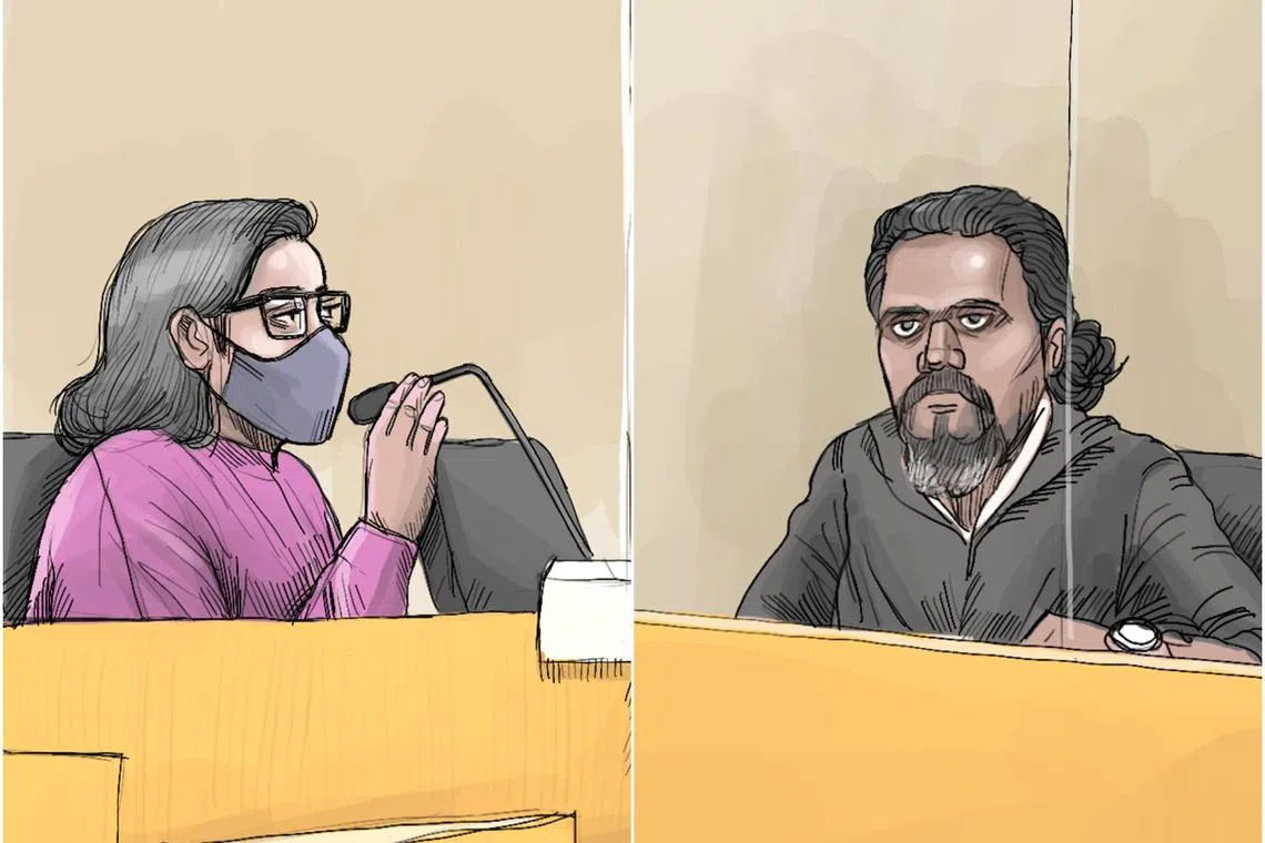 Gaiyathiri Murugayan and Kevin Chelvam, who were divorced in 2019, sat across each other in the courtroom on the eighth day of his trial.