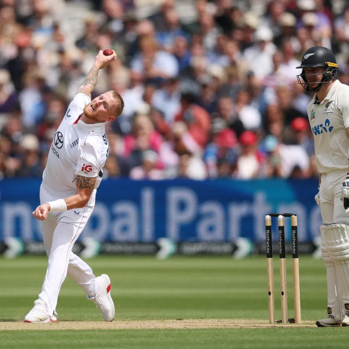 Cricket - England v New Zealand - First Test - Lord's Cricket Ground, London, Britain - June 7, 2026 England's Ben Stokes in action Action Images via Reuters/Andrew Boyers