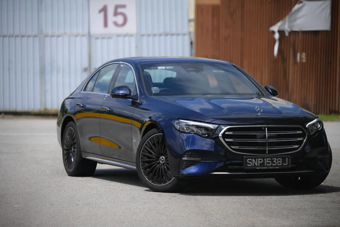 The Mercedes-Benz E200, pictured on Feb 19, 2024.