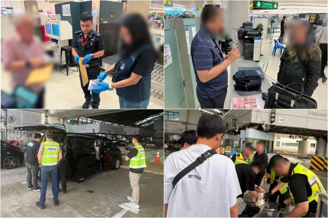 70 travellers caught for evading taxes, duties in week-long operation at S’pore checkpoints