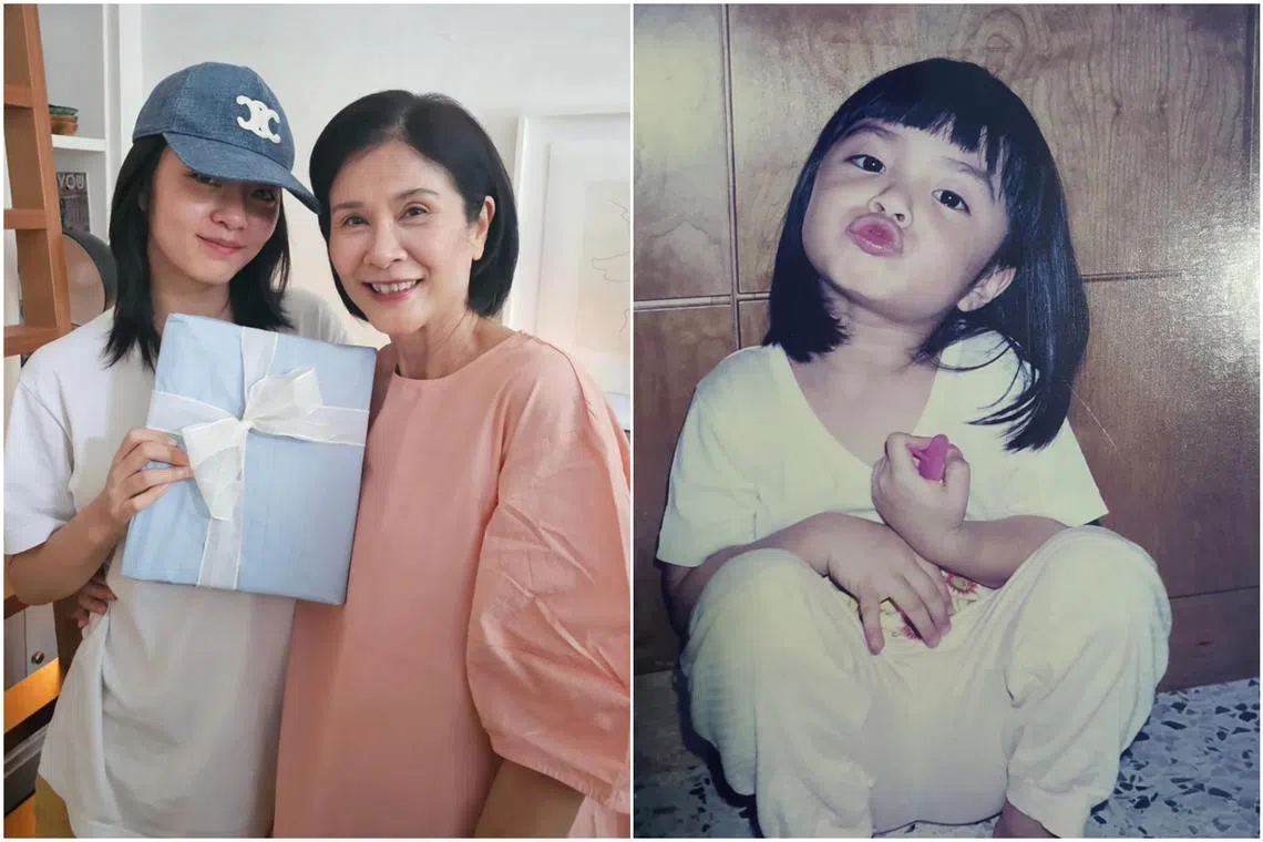 Lin Meijiao shared photos with her daughter Chantalle Ng (left) on social media on June 17.
