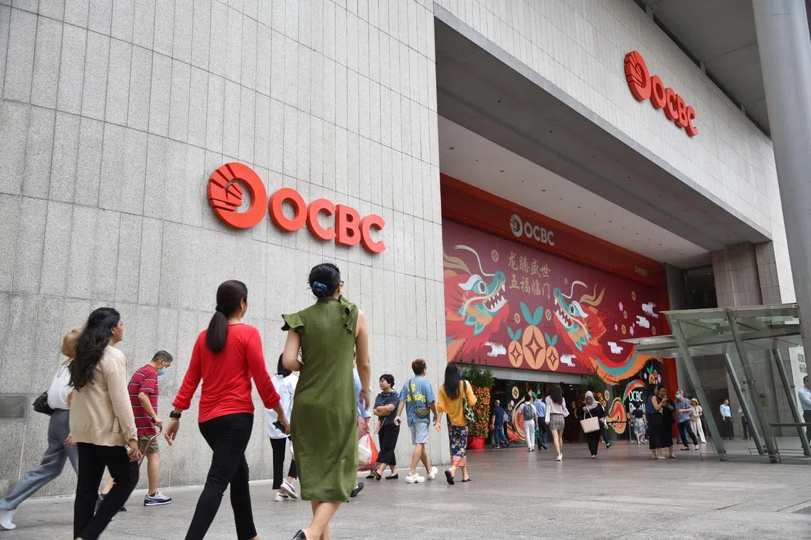 OCBCs second-quarter earnings topped analyst forecasts.