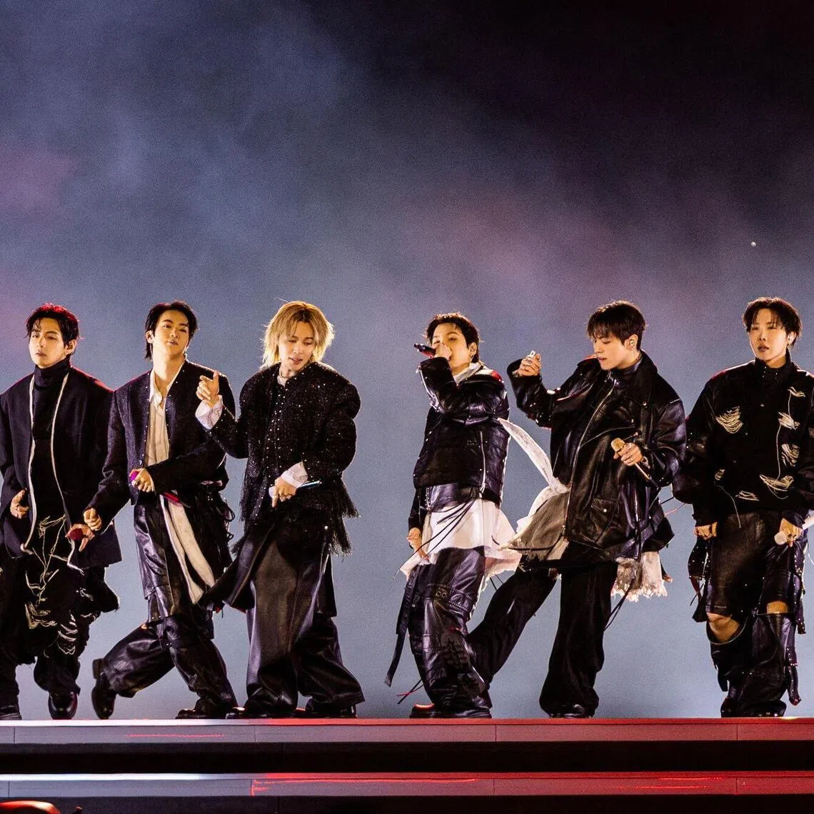 BTS' comeback concert at Gwanghwamun Square drew more than 100,000 fans to central Seoul, according to the group’s label.