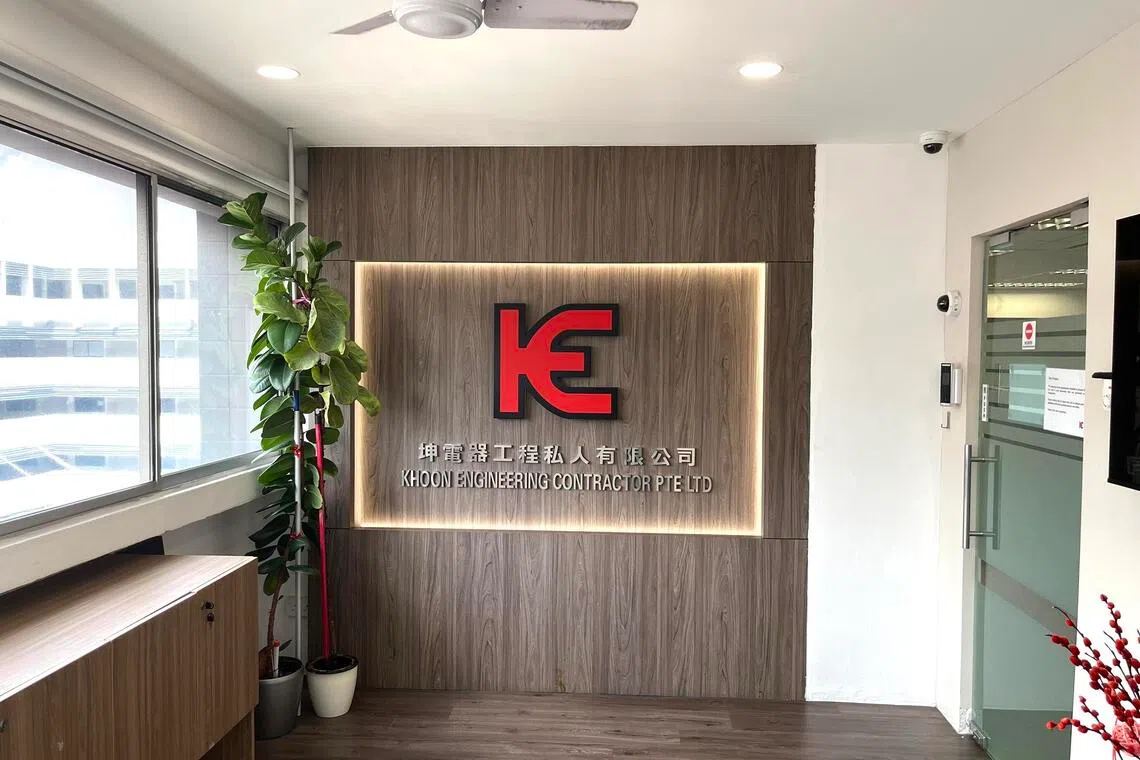 ajkhoon - ST visited Khoon Engineering’s office but was turned away by employees and CEO Mr Ang Kok Kwang.

credit these to me Andrew James Wong