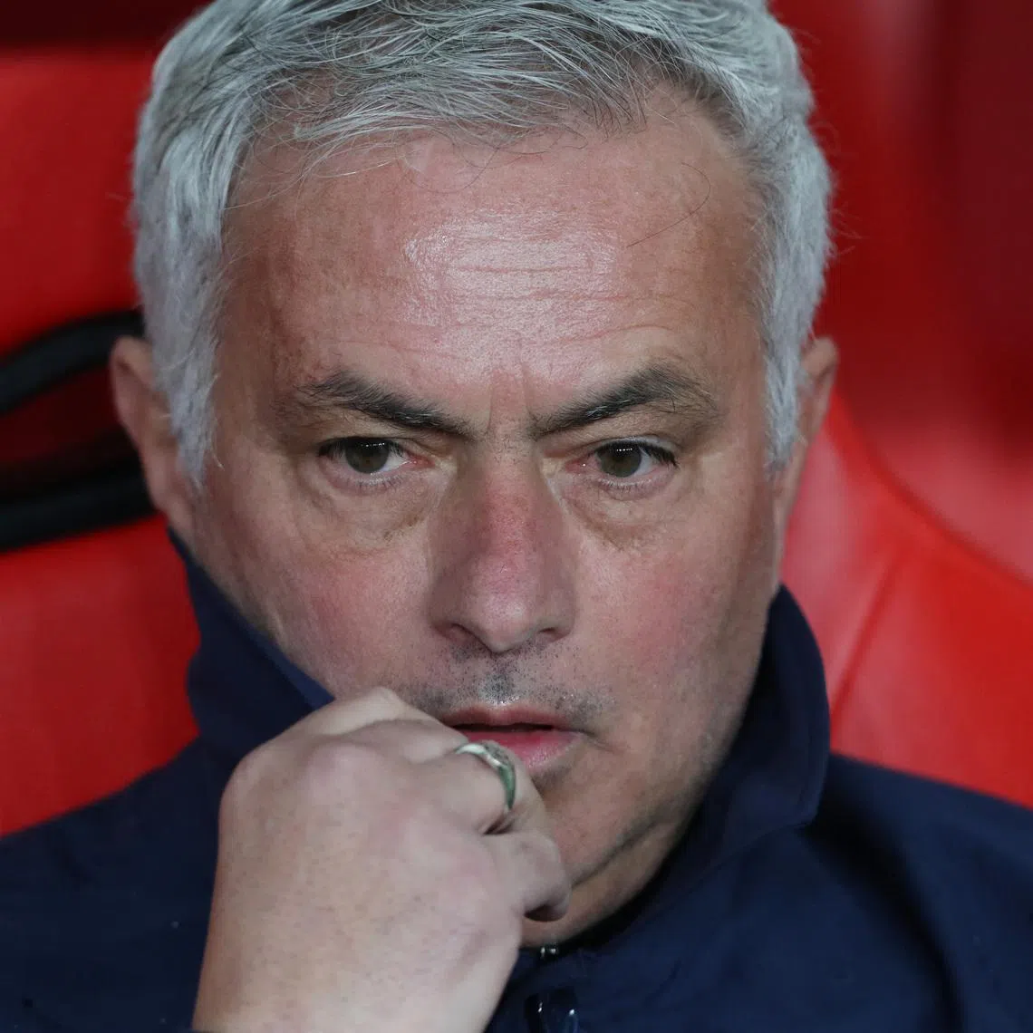 Soccer Football - Primeira Liga - Benfica v Alverca - Estadio da Luz, Lisbon, Portugal - February 8, 2026 Benfica coach Jose Mourinho before the match REUTERS/Pedro Rocha
