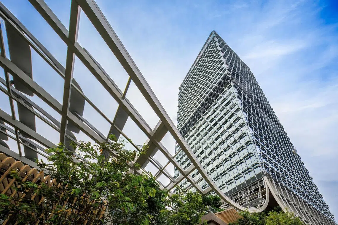 The total value of the 33-storey Keppel South Central in the central business district stands at about $1.2 billion.