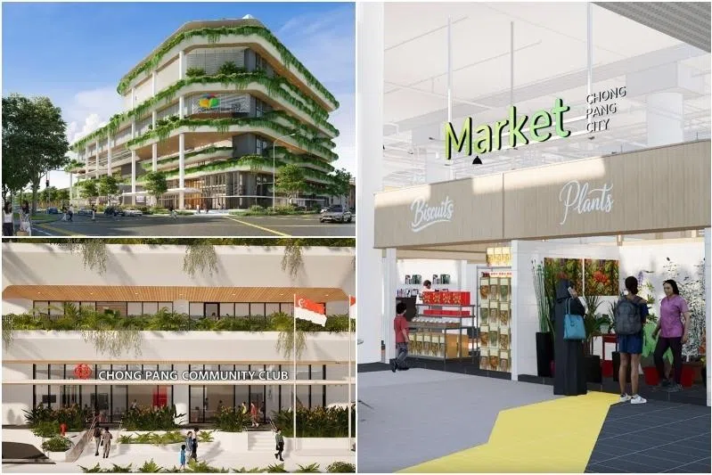 Artist impressions of the 0.9ha nine-storey compound at Chong Pang City, which is slated to open by 2027.