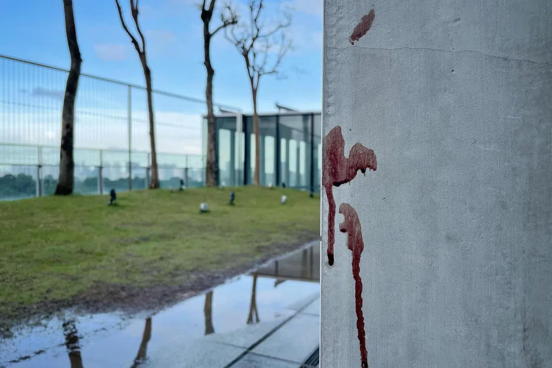 An alleged slashing incident took place at the on the 11th floor at Orchard Central around 4.10am on Jan 1, 2024. SCDF said 5 people were stabbed and were conveyed to Singapore General Hospital. The Straits Times visited the venue on Jan 2, 2024.