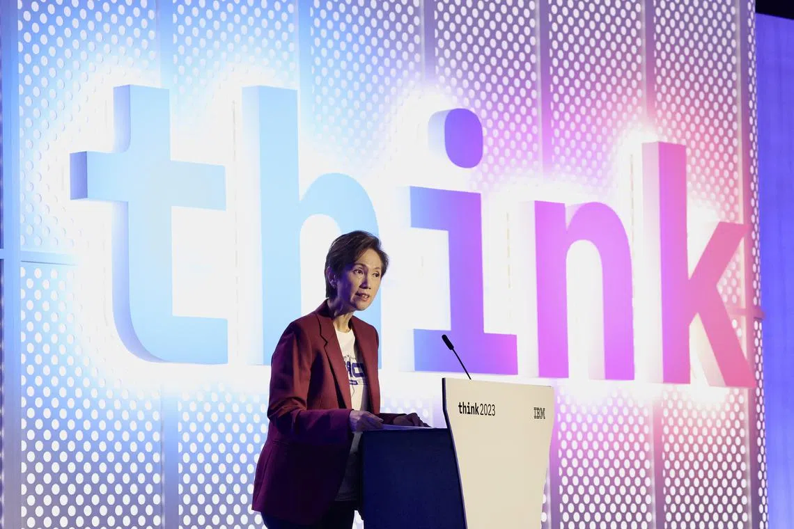 CMG20230914-TanLH01 特约摄影陈来福/ 李思邈 /IBM’s annual flagship Think 2023 conference [MBS]