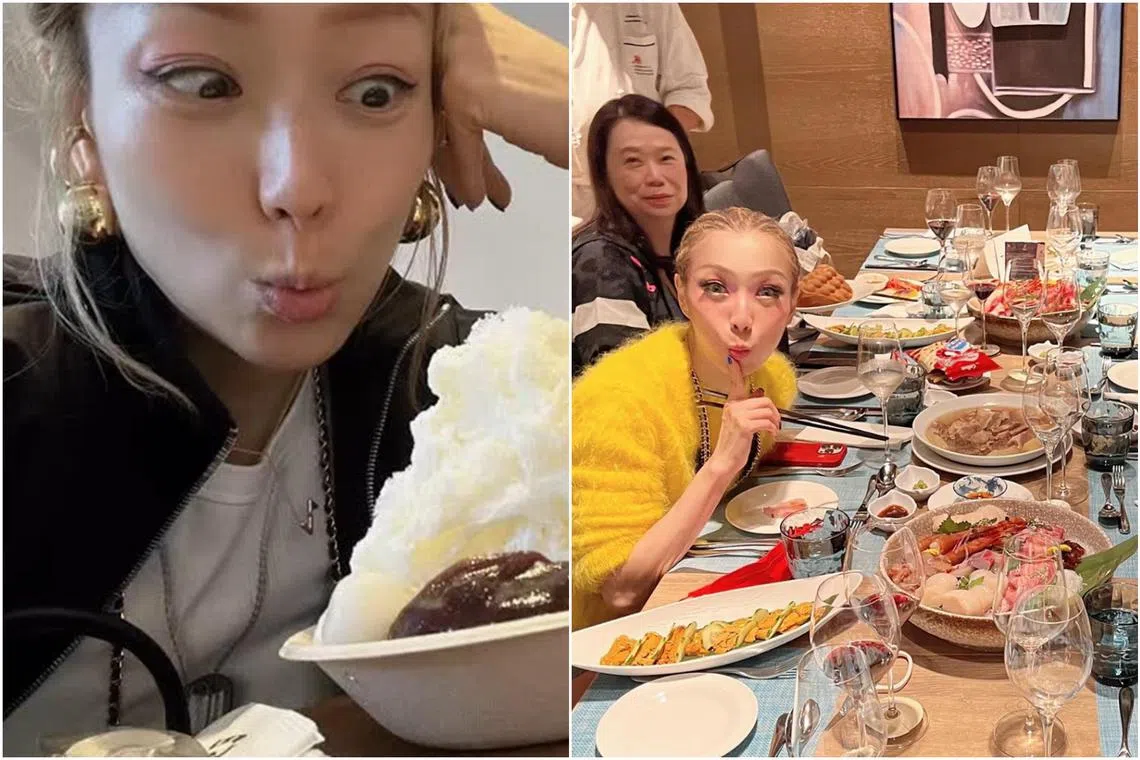 Since her final show on July 28, Sammi Cheng has been posting videos and photos of herself on social media indulging in various cuisine.