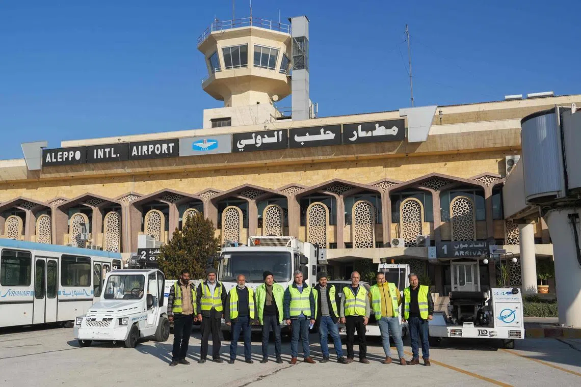 Syrian officials said they welcomed all airlines wishing to operate flights to Aleppo's airport.