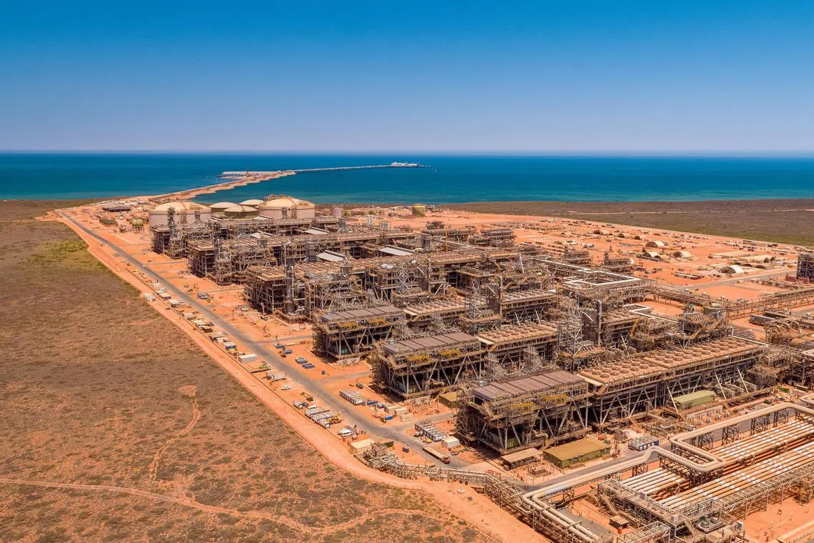 The Gorgon carbon capture project in Australia. 