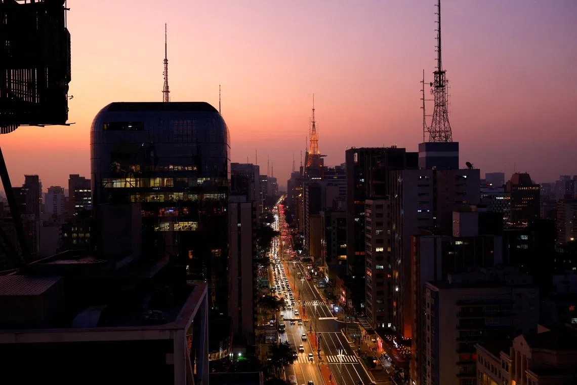 FILE PHOTO: The Paulista Avenue is seen in Sao Paulo, Brazil April 26, 2024. REUTERS/Amanda Perobelli/File Photo