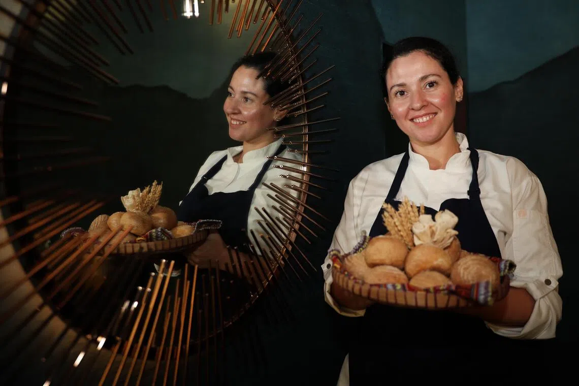 Chef-partner Fernanda Guerrero says Araya’s Rapido lunch menu is popular among guests.