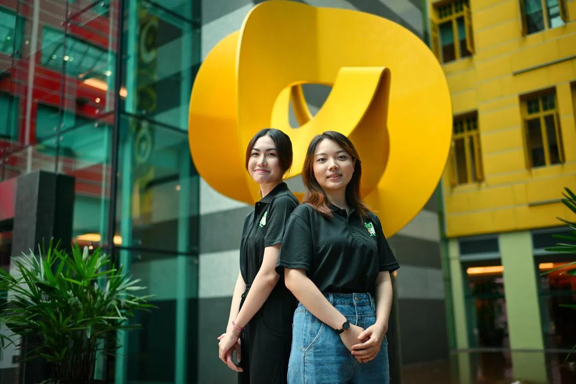 Jaymie Siah and Sophia Ding, shot at the National Environment Agency (NEA) Youth for Environmental Sustainability (YES) Leaders Programme at the National Press Centre on Sep 5, 2023.

The programme provides platforms for youth leaders to network with their peers and be exposed to international organisations involved in environmental work. The first edition will run from October 2023 to June 2024, with 27 participants from eight local Institutes of Higher Learning. 

Minister for Sustainability and the Environment, Ms Grace Fu,  delivered an opening address at the launch.