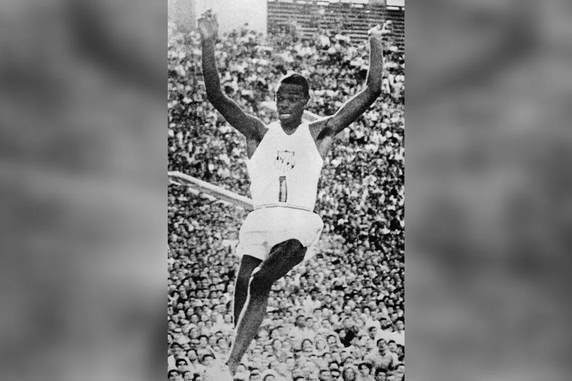 Ralph Boston broke the world record when he leapt 8.21m in 1960. 
