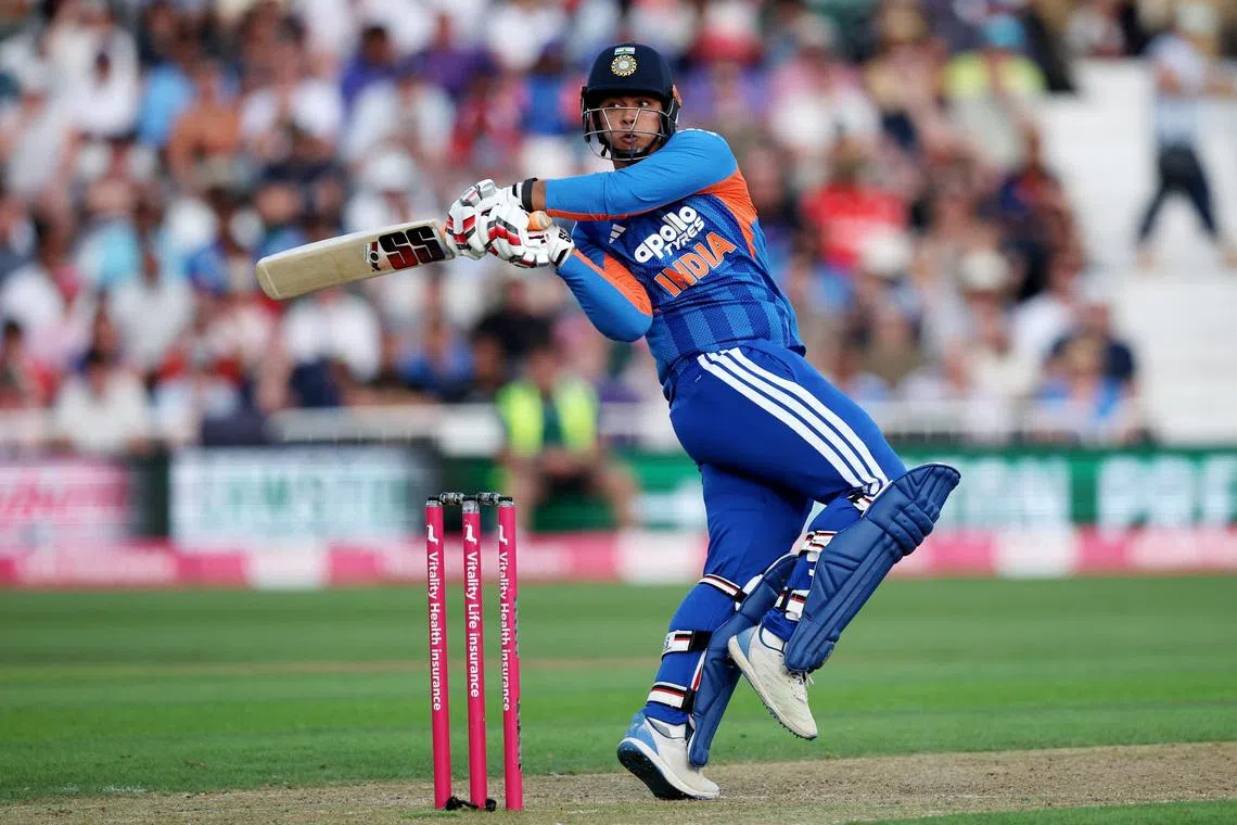 Cricket - Third T20 International - England v India - Trent Bridge Cricket Ground, Nottingham, Britain - July 7, 2026 India's Vaibhav Sooryavanshi in action Action Images via Reuters/Andrew Boyers