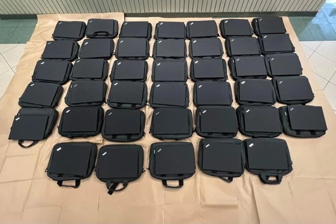 n the course of investigations, the police recovered 40 out of the 140 laptops which were sold. 