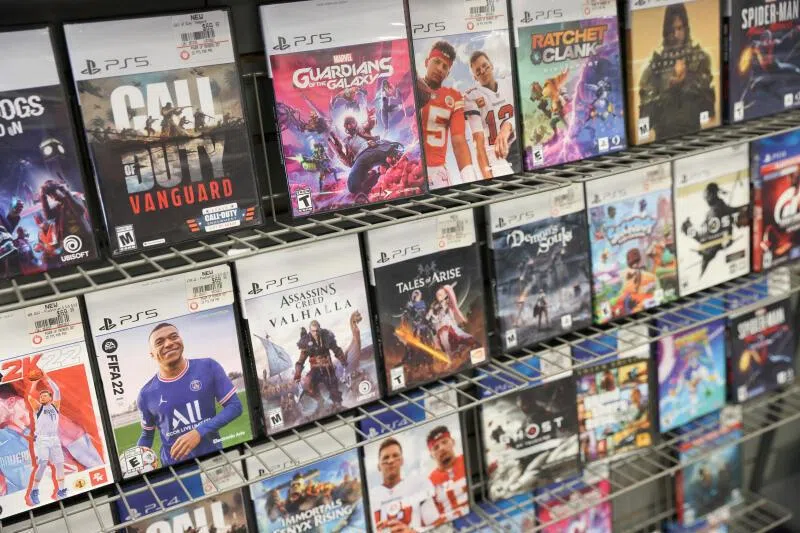 PlayStation video games seen on sale in New York will soon be a thing of the past with Sony’s plans to discontinue sale of physical discs.