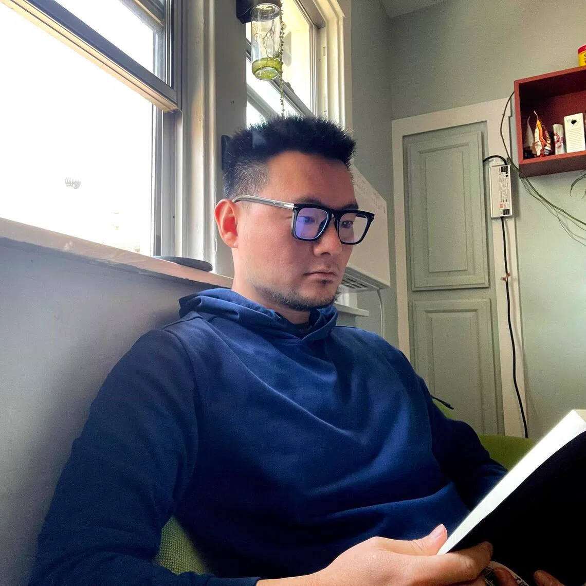 Michael Tay is staging his one-man play Mom And I Go To The Temple in New York.