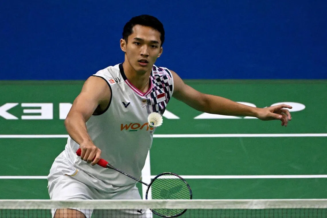 Indonesia's Jonatan Christie 