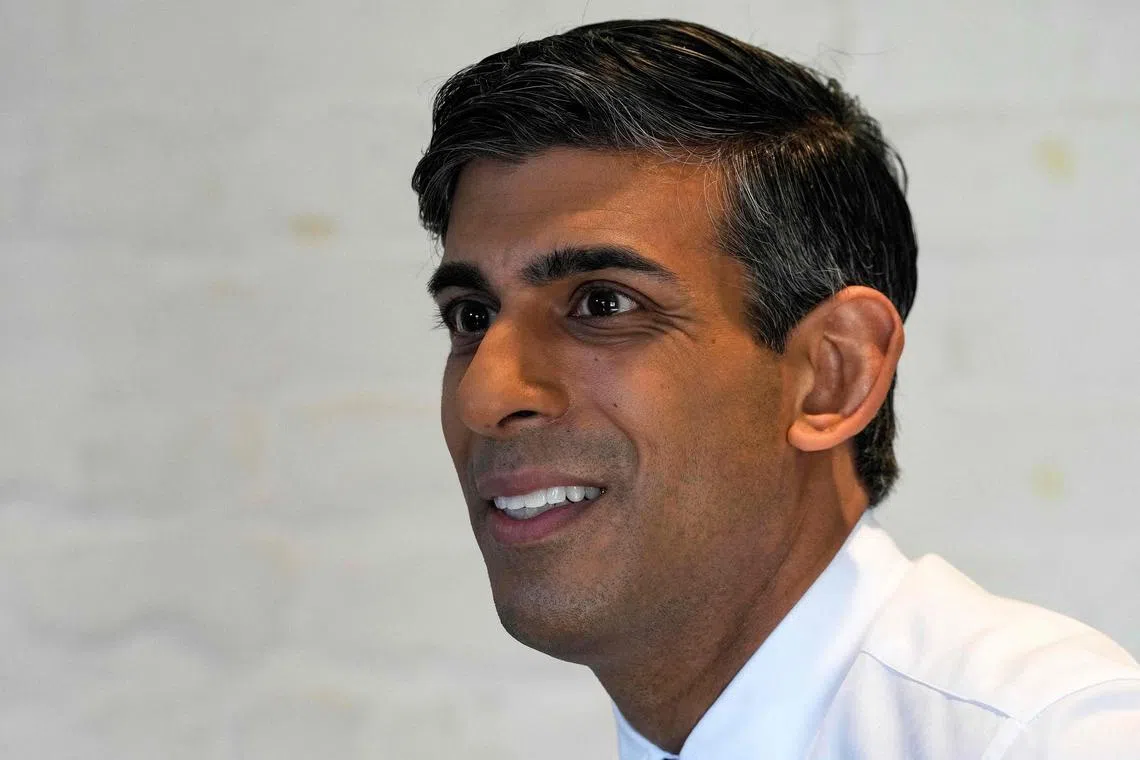 Mr Rishi Sunak is credited with stabilising Britain's economy but his party is still forecast to suffer heavy losses.