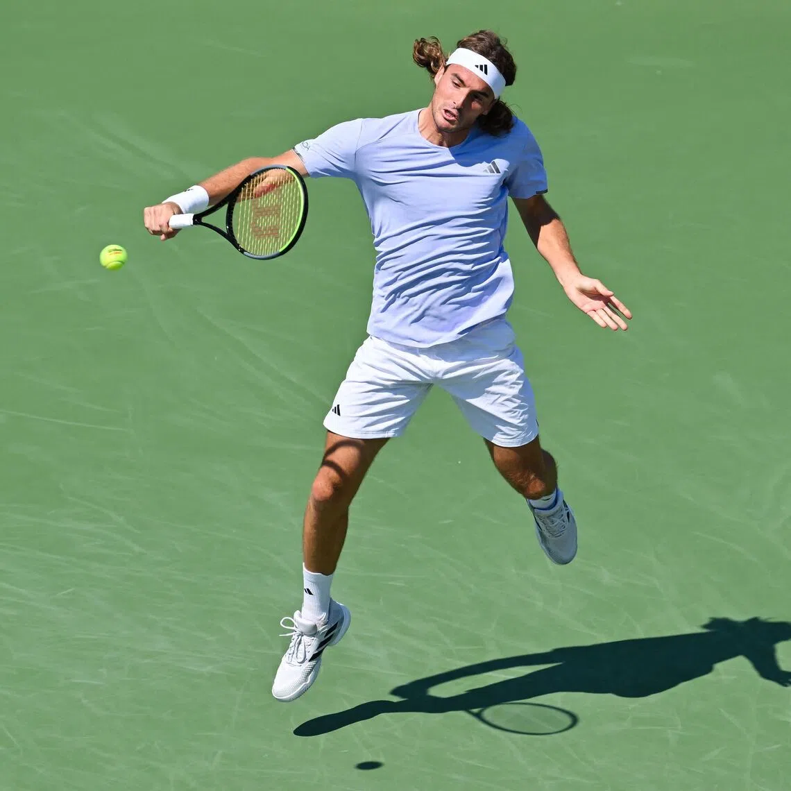 The 53rd-ranked Stefanos Tsitsipas said a coaching change is paying off.