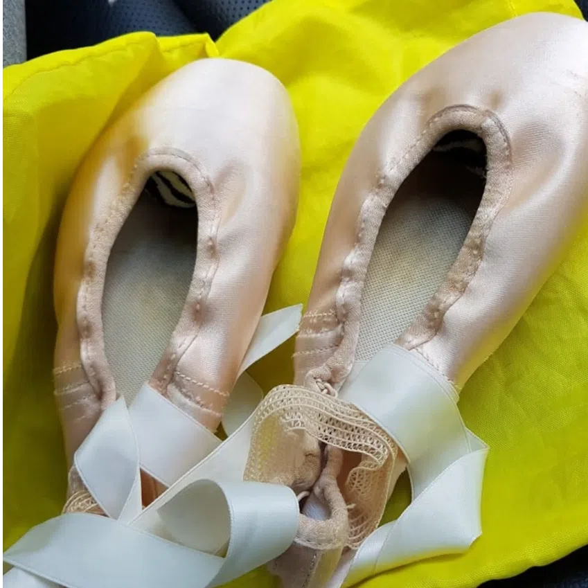 Going on pointe - gives that great sense of accomplishment because it took the writer years of practice to get there.