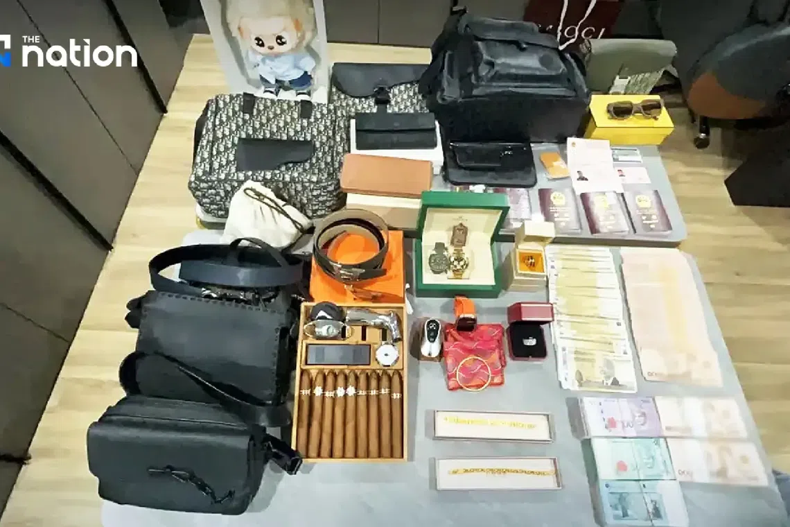 They were allegedly behind call centre scam gangs operating from Thailand’s neighbouring countries.