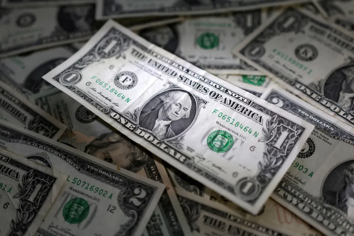 The US dollar fell 5.9 per cent against the Singapore dollar in 2025 and has weakened a further 1.56 per cent so far in 2026.