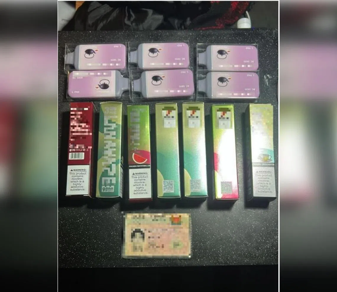 E-vaporisers and related components seized during a raid at a nightclub in Coleman Street on May 15.