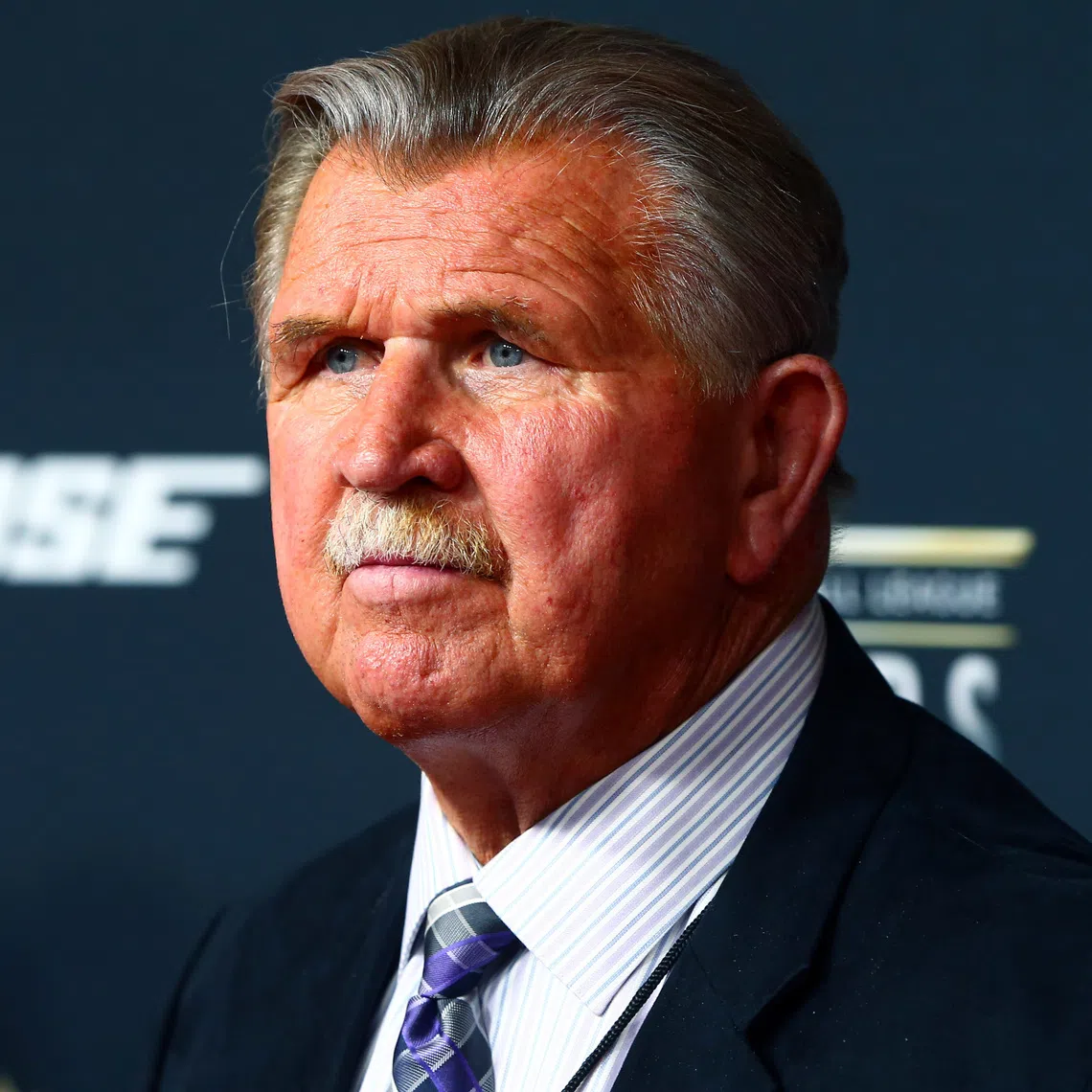 Feb 6, 2016; San Francisco, CA, USA; Mike Ditka on the red carpet prior to the NFL Honors award ceremony at Bill Graham Civic Auditorium. Mandatory Credit: Mark J. Rebilas-USA TODAY Sports